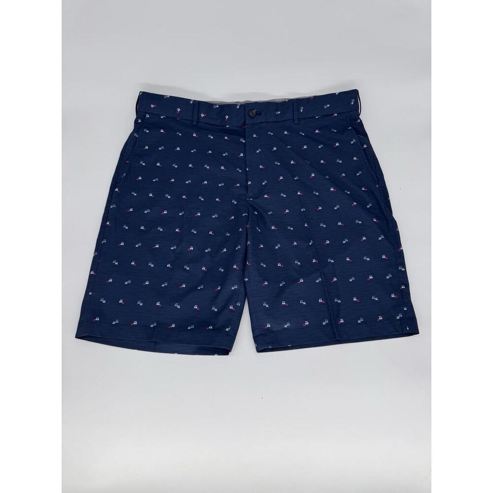 Men’s Walter Hagen 11 Mini Golf Cart Shorts Size 40 Navy Blue